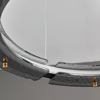 Lunara Double Anneau Crystal Lustre
