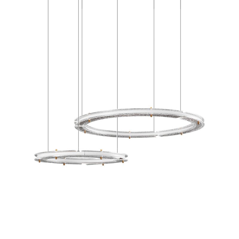 Nelisse Double Anneau Crystal Lustre
