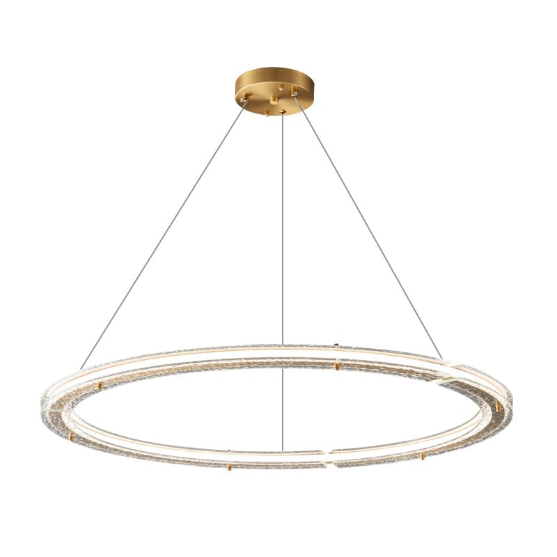 Nelisse Double Anneau Crystal Lustre