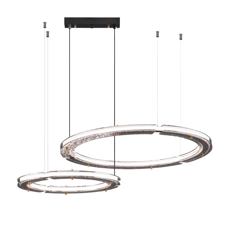 Nelisse Double Anneau Crystal Lustre