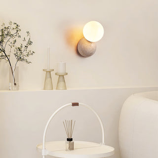 Cethair Travertin Luminaire Mural