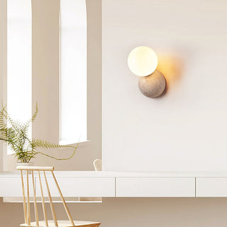 Cethair Travertin Luminaire Mural