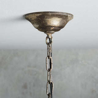 Bolt Lustre en Métal de Bronze Industriel Vintage de Luxe