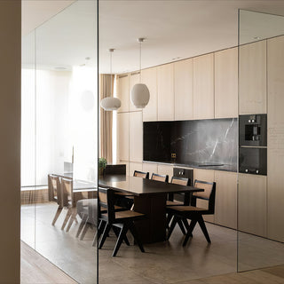 Miroir Suspension en Albâtre et Métal Minimaliste Moderne