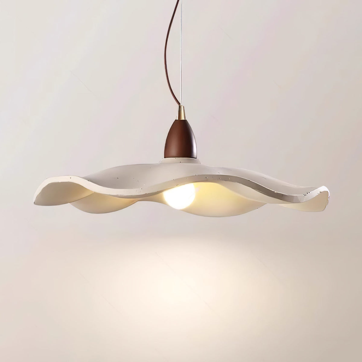 Siro Lampe Suspendue Vague en Ciment