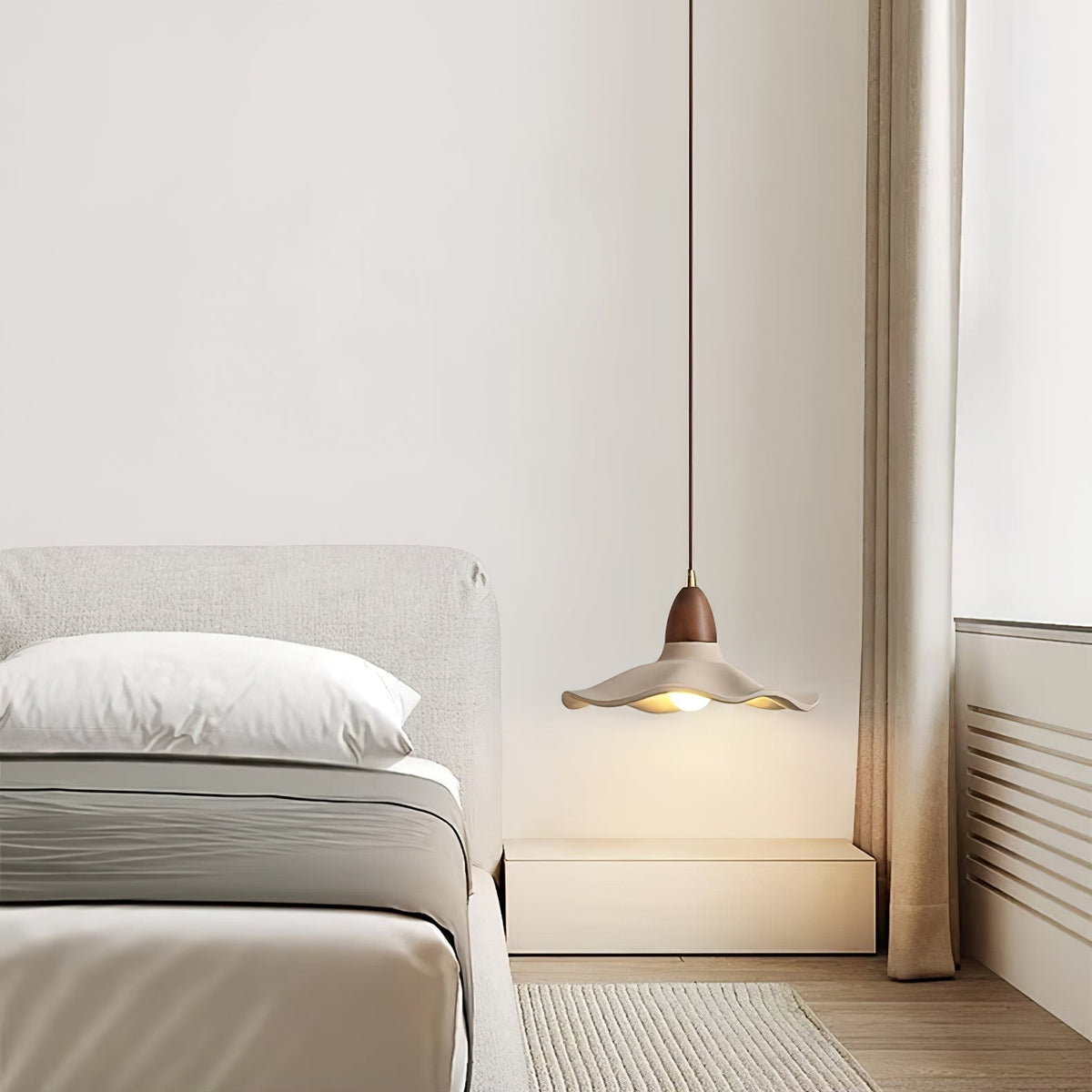 Siro Lampe Suspendue Vague en Ciment