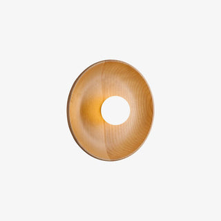 Cumirisra Applique Murale Moderne Minimaliste en Verre et Bois-Luire
