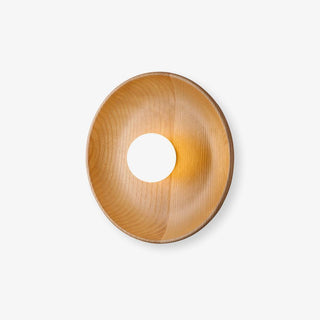 Cumirisra Applique Murale Moderne Minimaliste en Verre et Bois-Luire