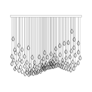Lustra Suspension Lampe Céramique Florale Blanche