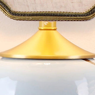 Sparrow Oriental Ceramic Desk Lamp-Neutral Decor
