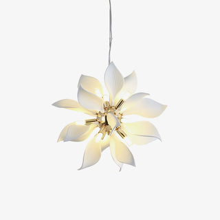 Lustra Suspension Céramique Pétales Épanouis