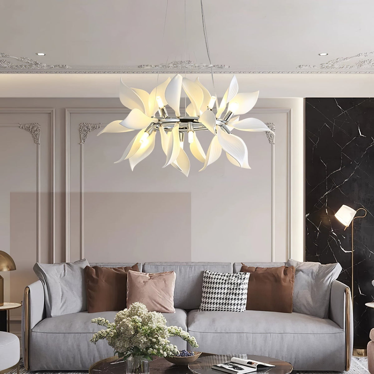 Sylvona Suspension Céramique Pétales Épanouis