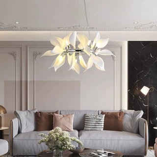 Lustra Suspension Céramique Pétales Épanouis