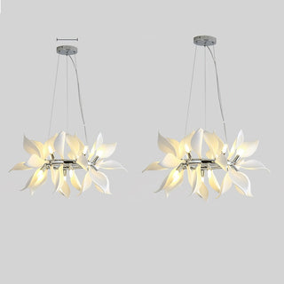 Lustra Suspension Céramique Pétales Épanouis