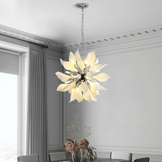 Lustra Suspension Céramique Pétales Épanouis
