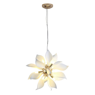 Lustra Suspension Céramique Pétales Épanouis
