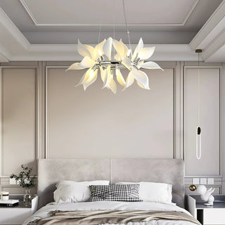 Lustra Suspension Céramique Pétales Épanouis