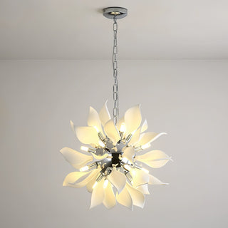 Lustra Suspension Céramique Pétales Épanouis