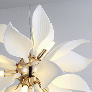 Lustra Suspension Céramique Pétales Épanouis