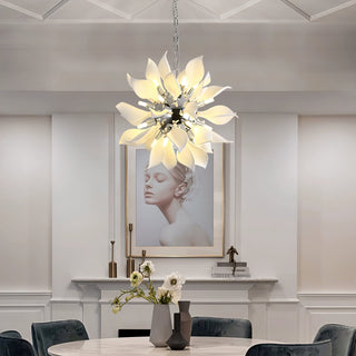 Lustra Suspension Céramique Pétales Épanouis