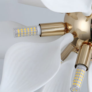 Lustra Suspension Céramique Pétales Épanouis