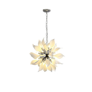 Lustra Suspension Céramique Pétales Épanouis