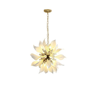 Lustra Suspension Céramique Pétales Épanouis
