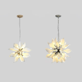 Lustra Suspension Céramique Pétales Épanouis