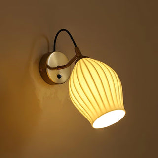 Zotalisra Moderne Minimaliste Côtes Céramique Applique Lumière