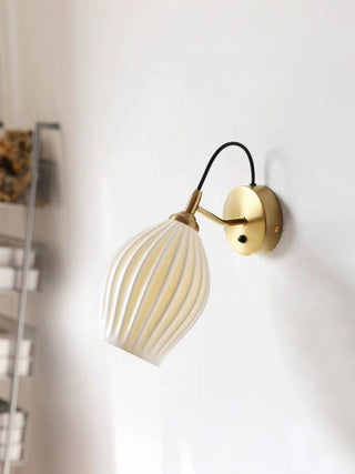 Zotalisra Moderne Minimaliste Côtes Céramique Applique Lumière