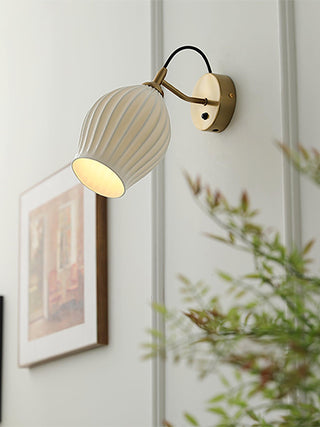 Zotalisra Moderne Minimaliste Côtes Céramique Applique Lumière