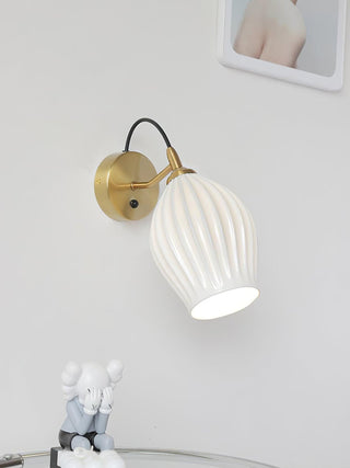 Zotalisra Moderne Minimaliste Côtes Céramique Applique Lumière