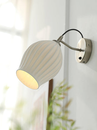 Zotalisra Moderne Minimaliste Côtes Céramique Applique Lumière