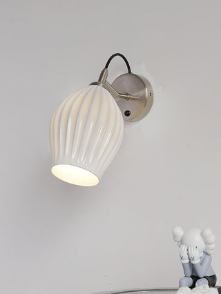 Zotalisra Moderne Minimaliste Côtes Céramique Applique Lumière