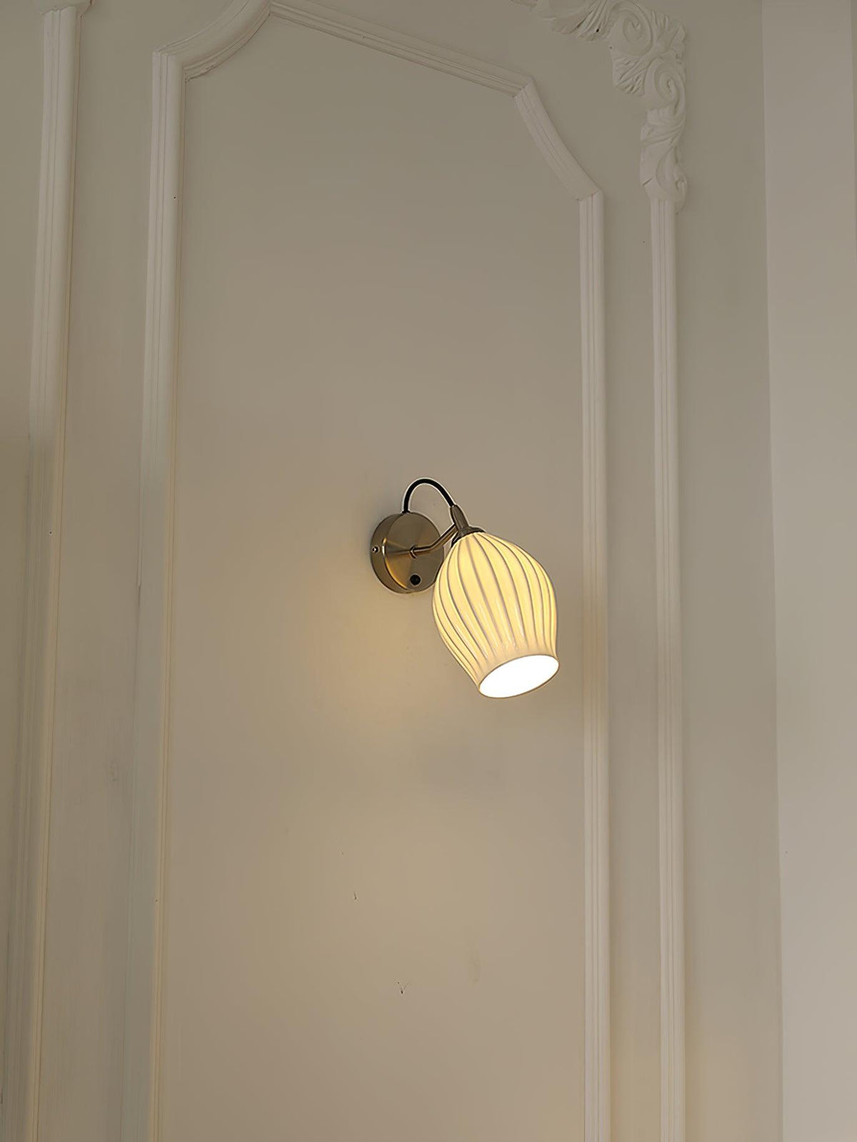 Zotalisra Moderne Minimaliste Côtes Céramique Applique Lumière