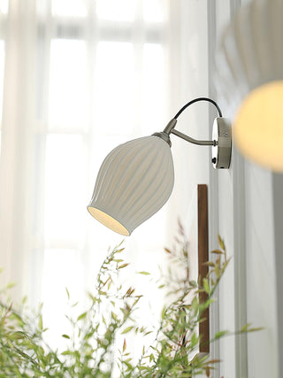 Zotalisra Moderne Minimaliste Côtes Céramique Applique Lumière