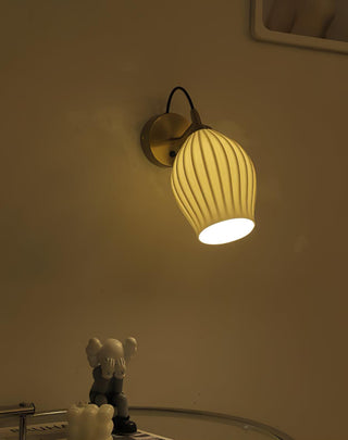 Zotalisra Moderne Minimaliste Côtes Céramique Applique Lumière