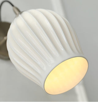 Zotalisra Moderne Minimaliste Côtes Céramique Applique Lumière