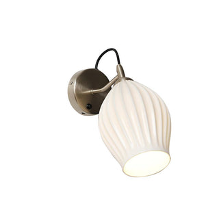 Zotalisra Moderne Minimaliste Côtes Céramique Applique Lumière
