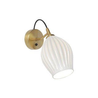 Zotalisra Moderne Minimaliste Côtes Céramique Applique Lumière