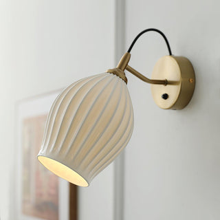 Zotalisra Moderne Minimaliste Côtes Céramique Applique Lumière