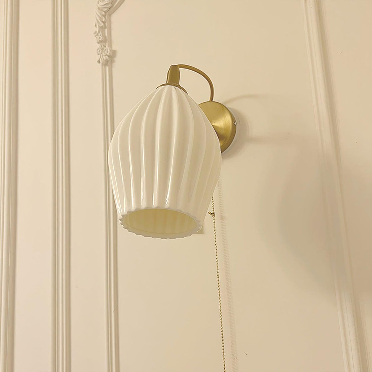 Zotalisra Moderne Minimaliste Côtes Céramique Applique Lumière