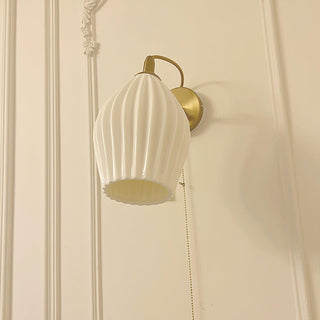 Zotalisra Moderne Minimaliste Côtes Céramique Applique Lumière