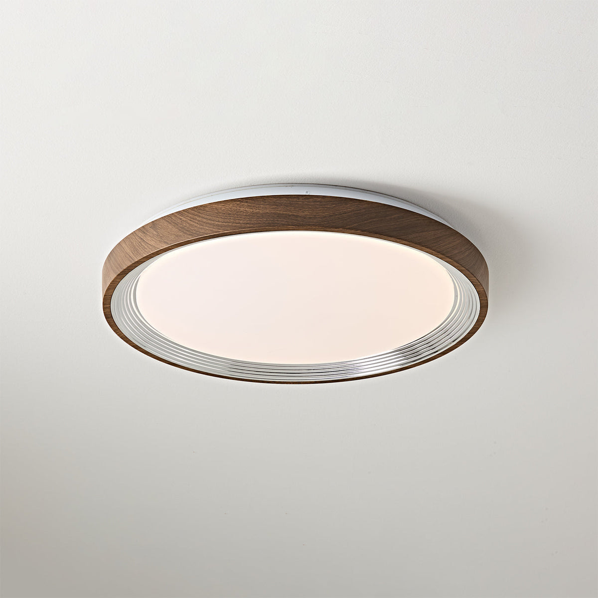 The Cerova light turned on, emitting a warm, diffused glow.