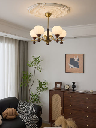 Anorionis Lustre Traditionnel Haut de Gamme en Bois