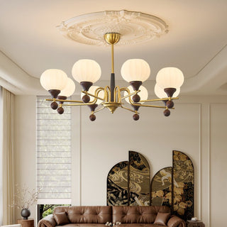 Anorionis Lustre Traditionnel Haut de Gamme en Bois