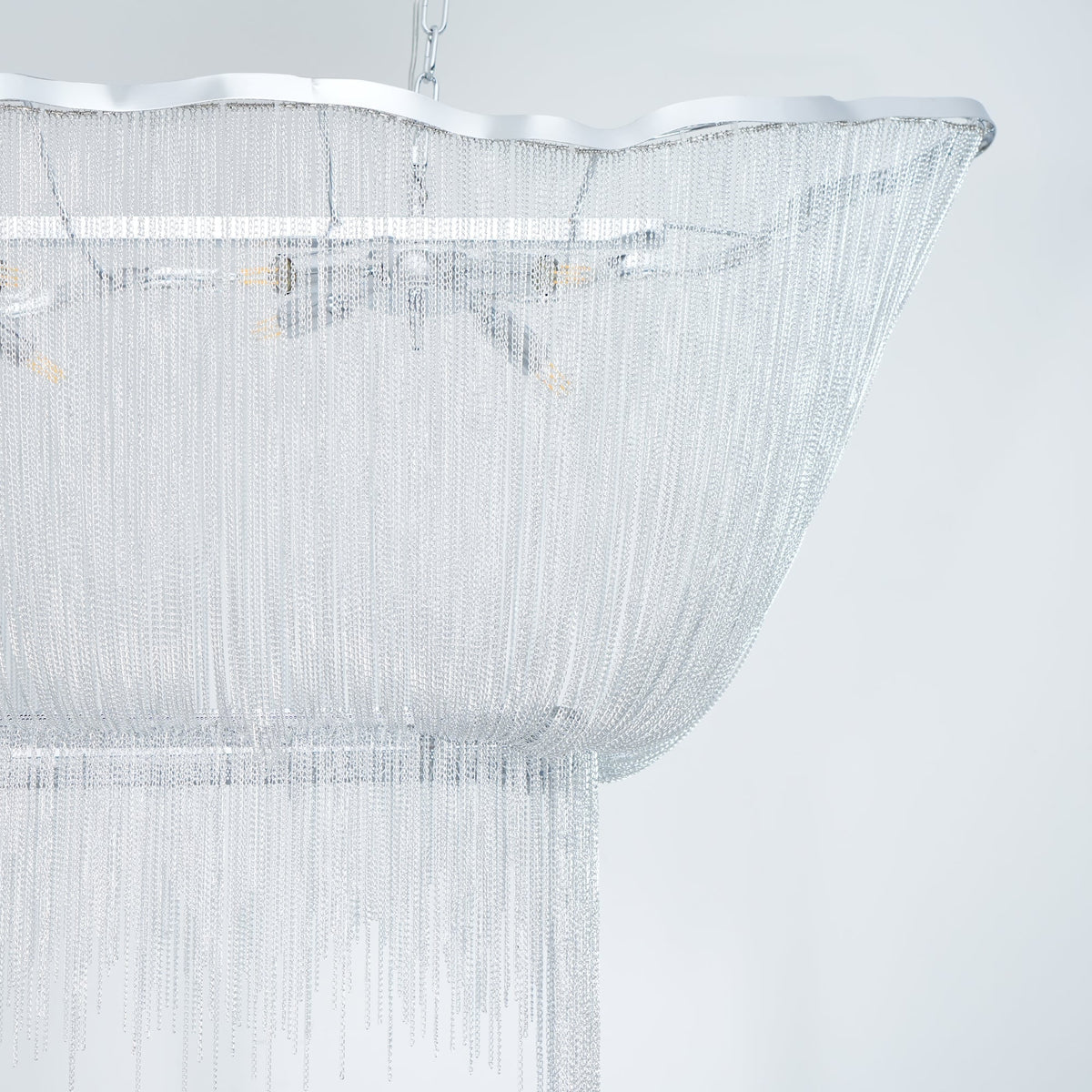 Perrivia Lustre en Chaînes d'Aluminium Nickel Scintillant