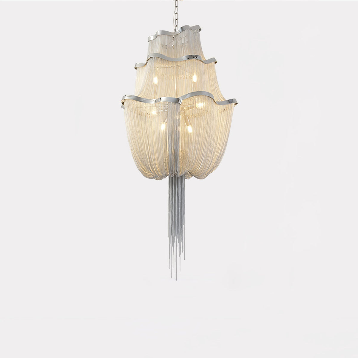 Perrivia Lustre en Chaînes d'Aluminium Nickel Scintillant