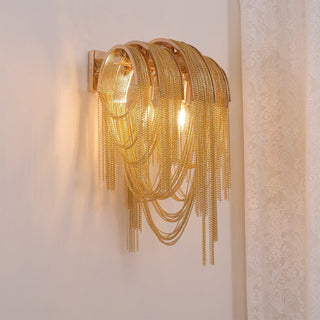Chains Applique Murale Postmoderne de Luxe avec Franges
