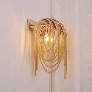 Chains Applique Murale Postmoderne de Luxe avec Franges